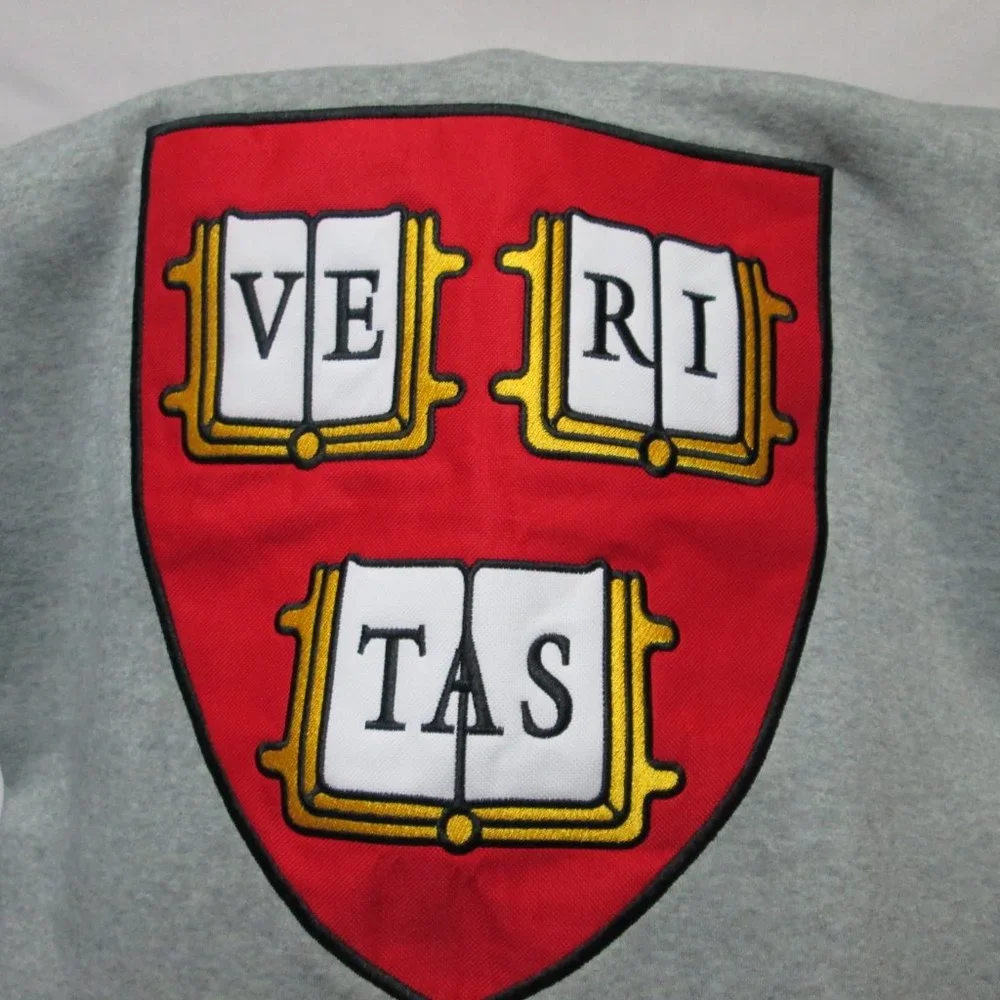 Logo Brands Harvard Summer School blanket Crest Shield knit 60